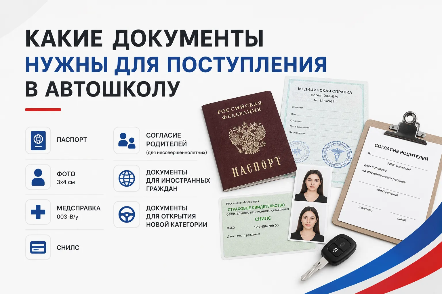 какие документы нужны для поступления в автошколу какие документы нужны для поступления в автошколу