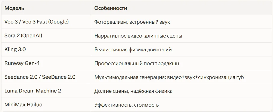 Генерация видео (Video Generation)