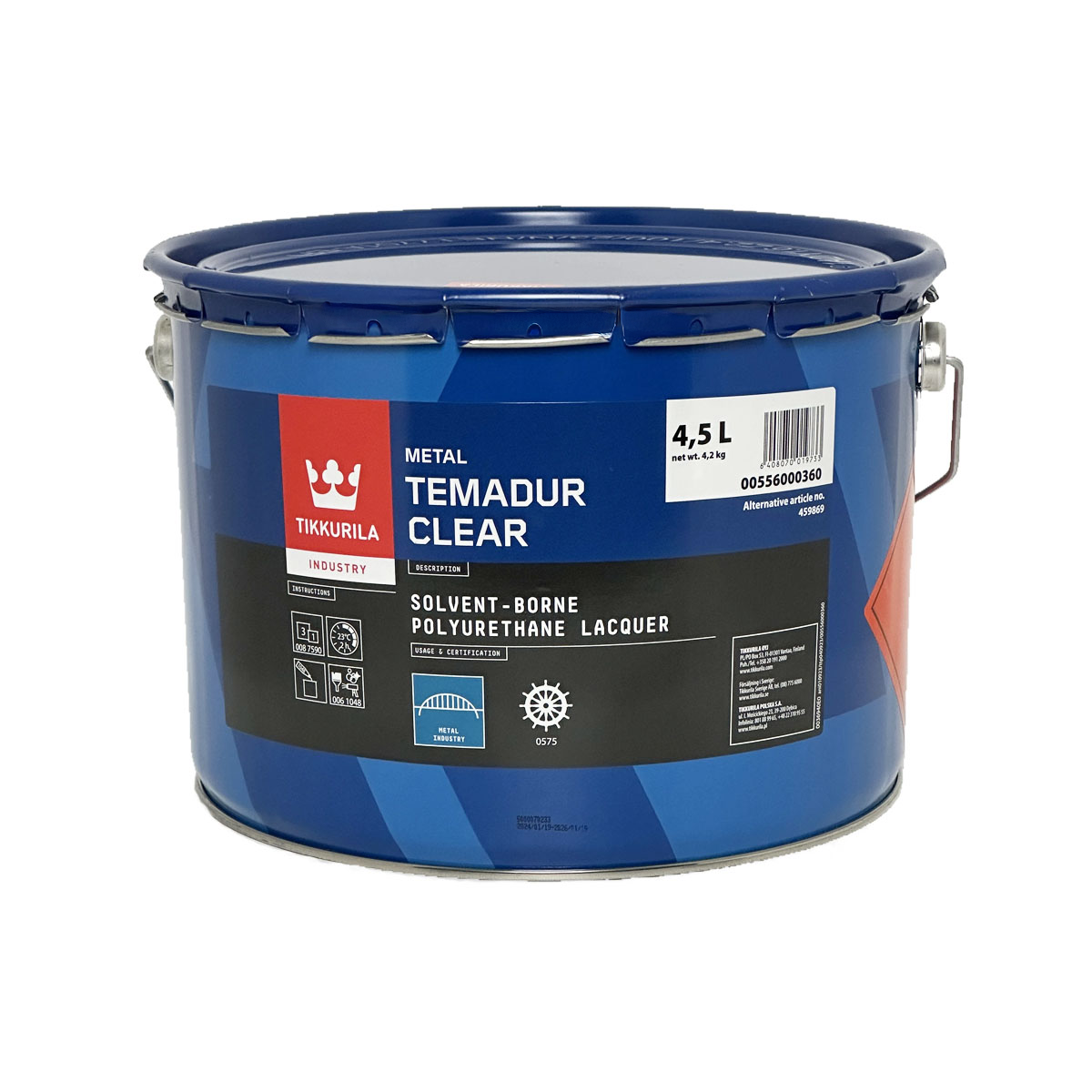 Логотип Тиккурила Темадур Клиэ Лак Tikkurila Temadur Clear