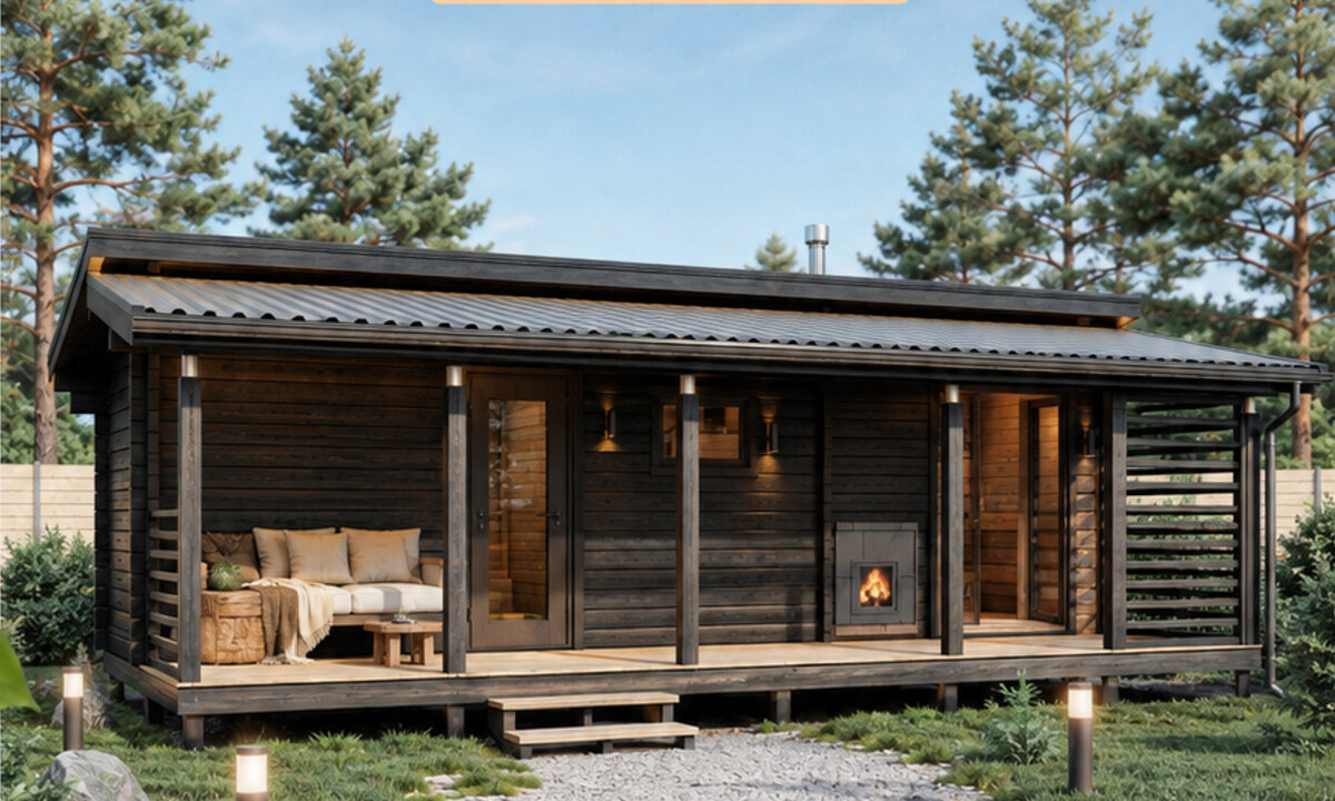 Проект бани Дыхание леса