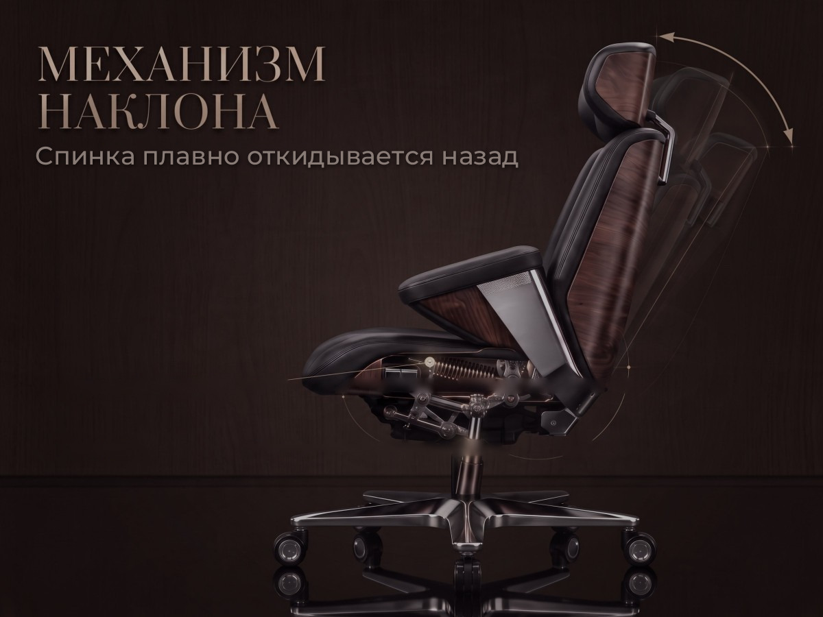 Механизм наклона спинки Механизм наклона спинки с пружиной и газлифт, кресло руководителя OSARI Royal Space X3