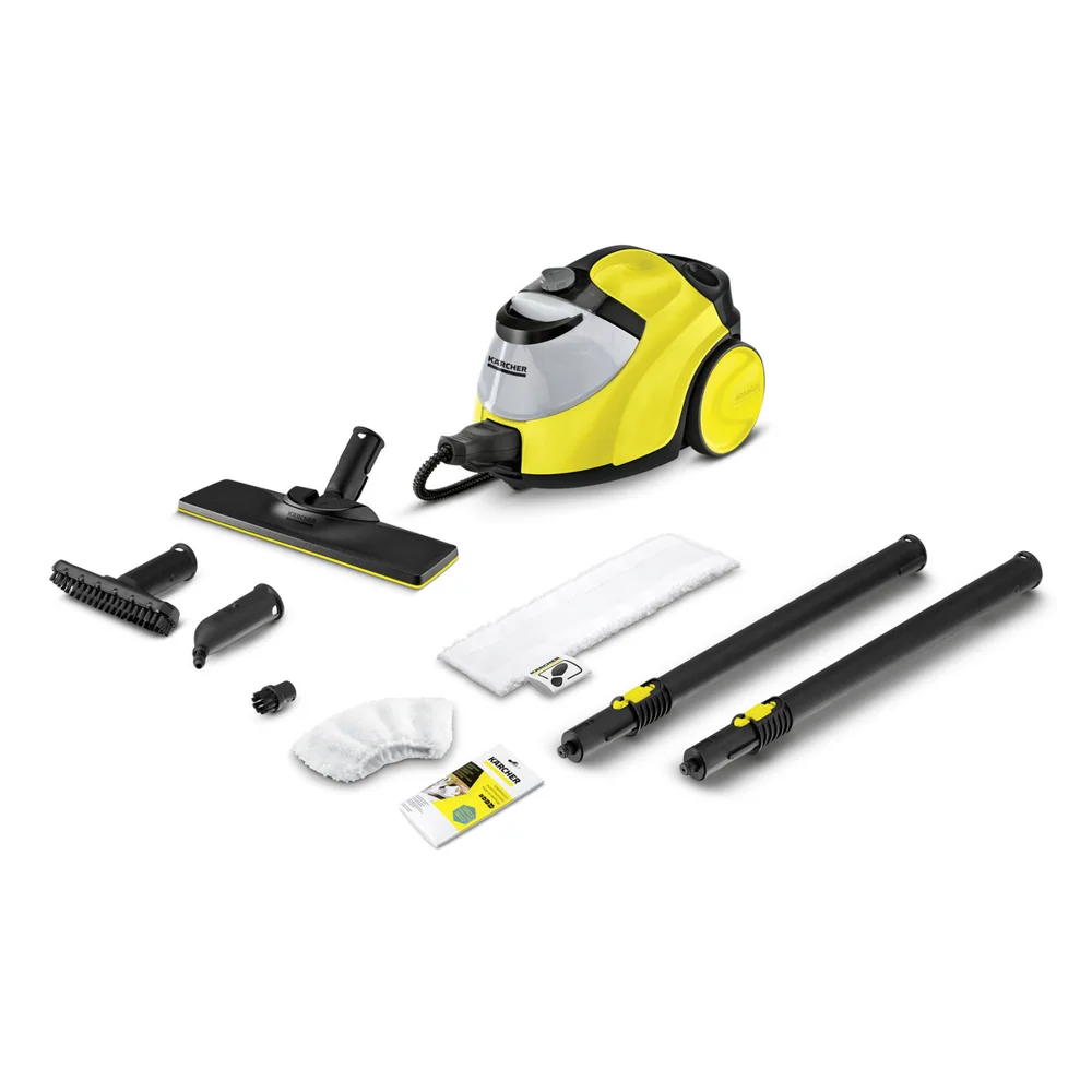 Пароочиститель Karcher SC 5 EASYFIX 1.512-530.0, 2 трубки, шланг, точечное сопло, щетка широкая плоская, щетка узкая, щетка-насадка на точечное сопло