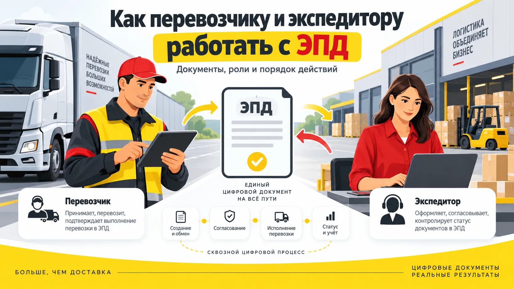 Как перевозчику и экспедитору работать с ЭПД