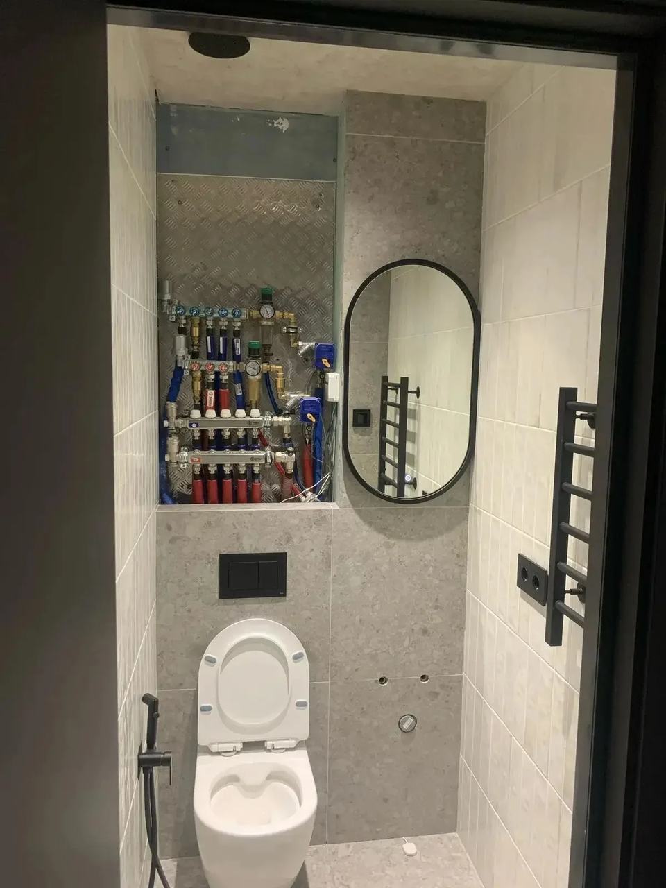 Компактный санузел 2,5 м² на улице Рубинштейна в Санкт-Петербурге
