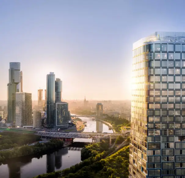 Башня River Park Towers Кутузовский с панорамой Москвы-Сити и Москвы-реки
