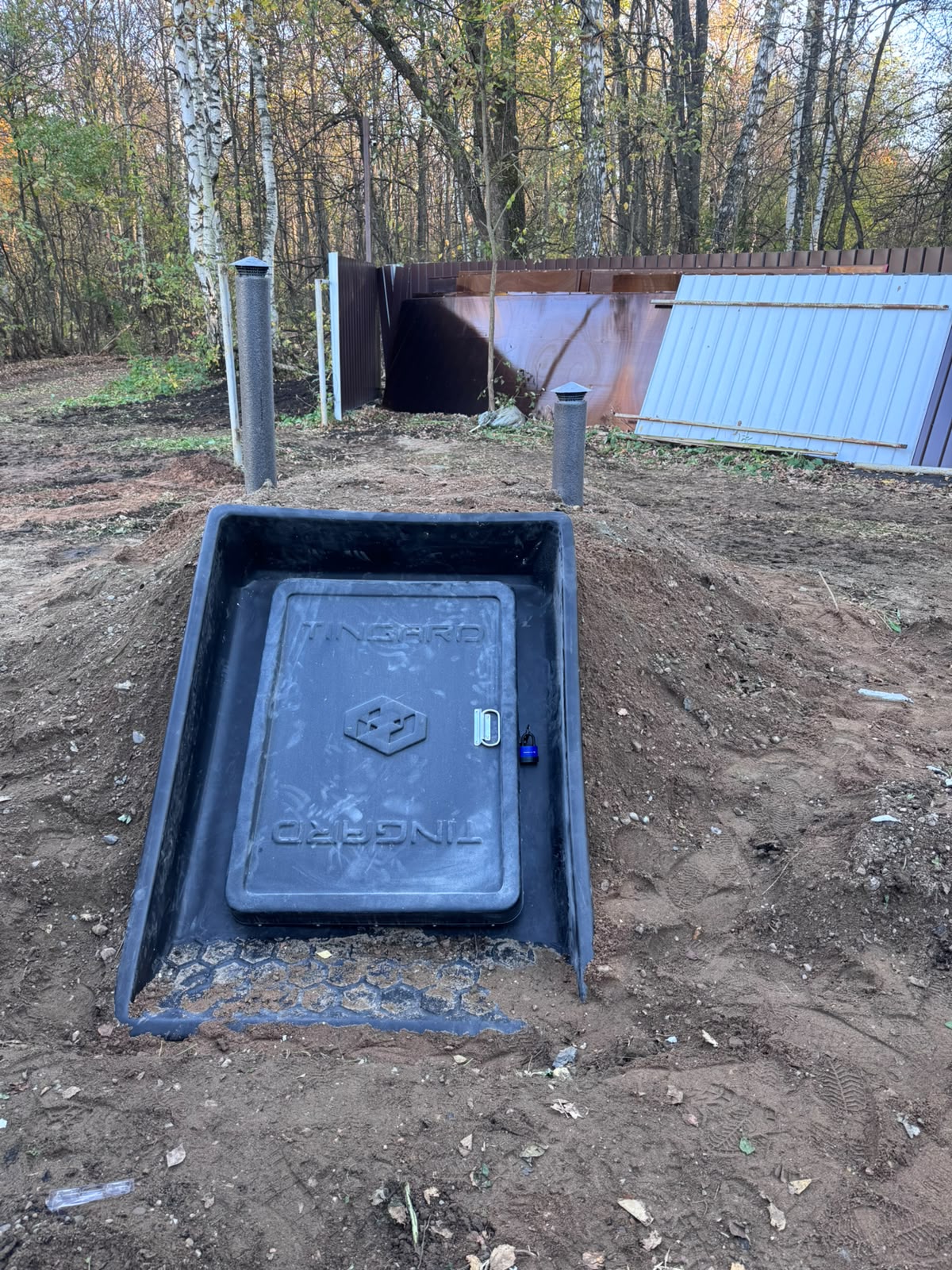 Установка погреба TerraSeptik