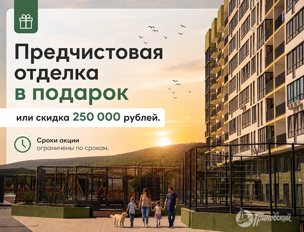 предчистовая отделка акции