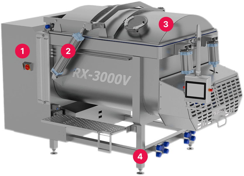 Вакуумная фаршемешалка RX-3000V