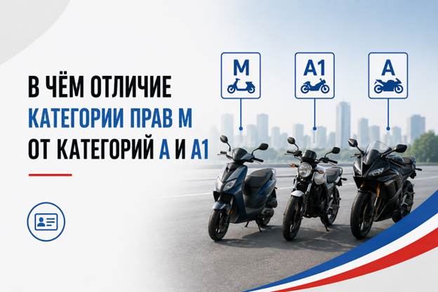 в чем отличие категорий прав M от категорий A и A1 в чем отличие категорий прав M от категорий A и A1
