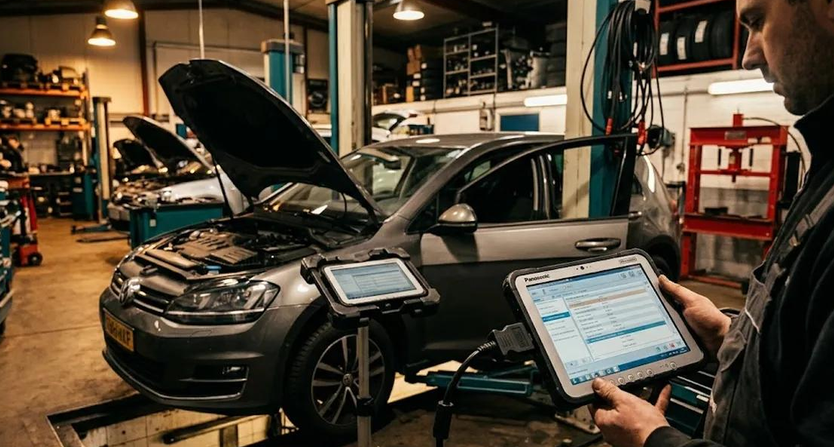 омпьютерная диагностика коробки DSG автомобиля Volkswagen