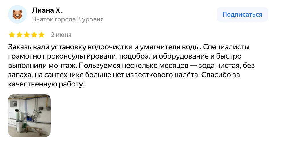Отзыв Лианы Х. о TerraSeptik