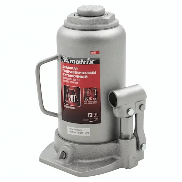 Домкрат бутылочный MATRIX MASTER 50731