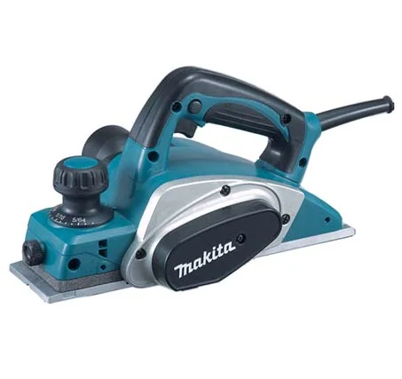 Рубанок 82мм Makita KP0800, ножи, ключ, регулировочная пластина