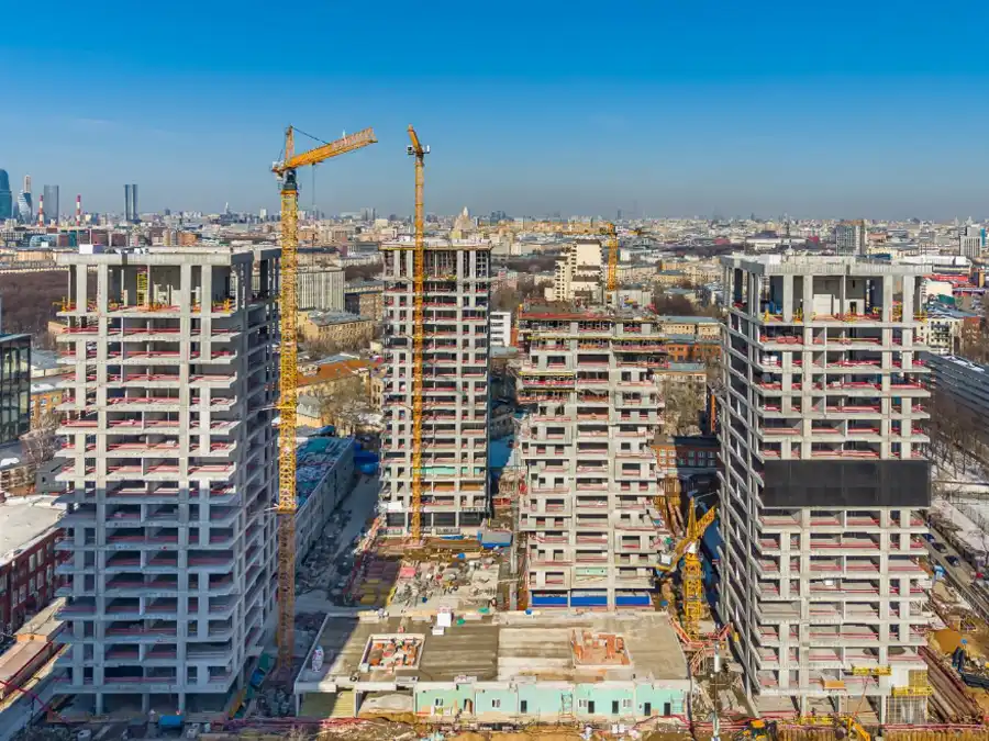 Динамика строительства квартала SHIFT в апреле 2026